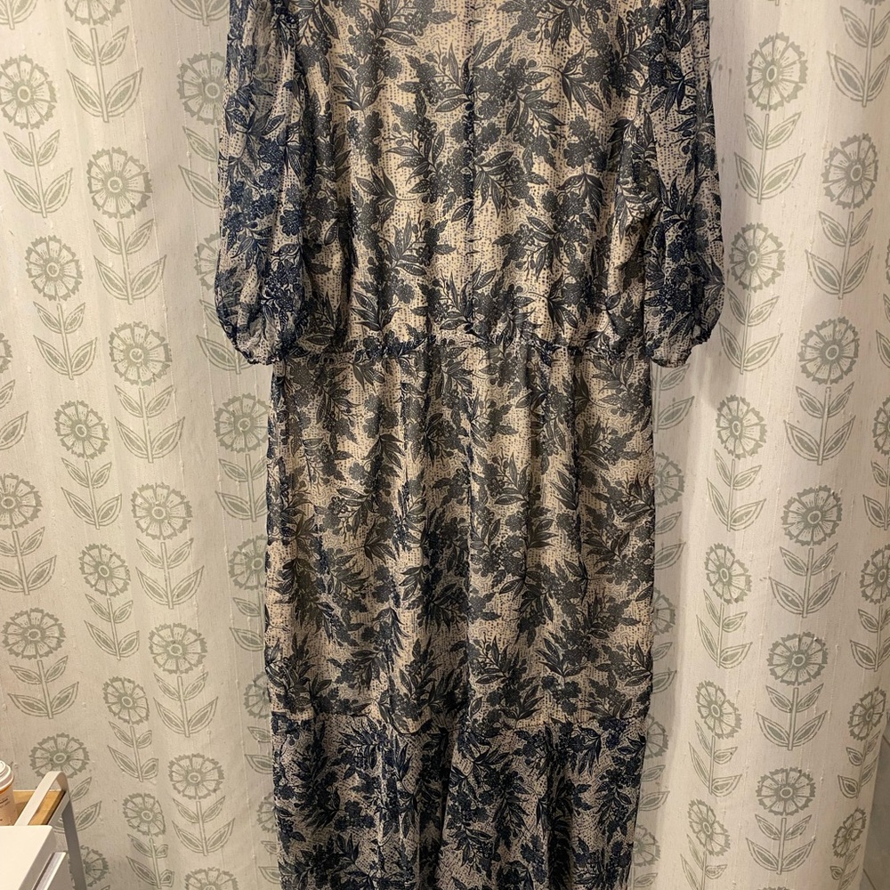 Eloquii Indigo Bloom Dress - Picture 9 of 9